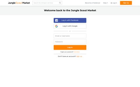 Log in - Jungle Scout Market | The Best Amazon Freelancers ...