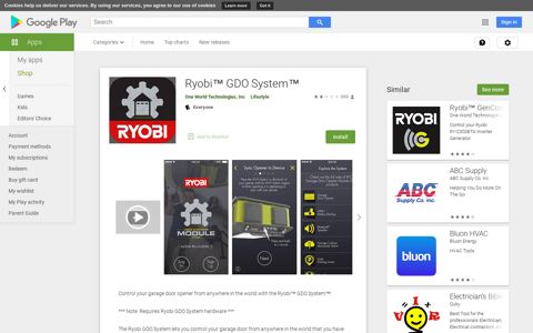 Ryobi™ GDO System™ - Apps on Google Play