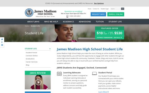 Student Life at JMHS - James Madison High School