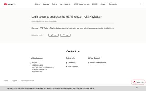 Login accounts supported by HERE WeGo – City Navigation ...