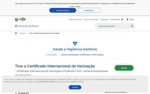 Tirar o Certificado Internacional de Vacinação — Português ...