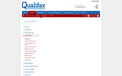 Search all Courses - Qualifax
