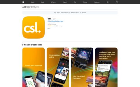‎csl. on the App Store
