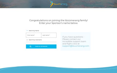 iBuumerang - Search my sponsor