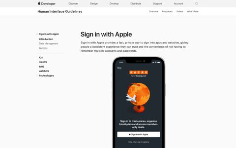 Introduction - Sign in with Apple - Human Interface Guidelines ...
