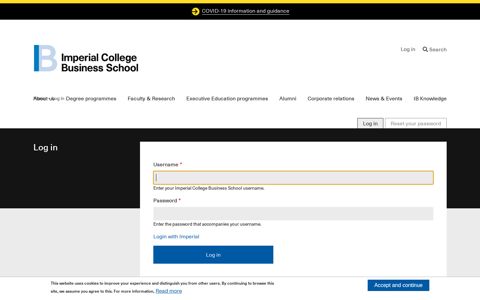 Log in | Imperial College Business School
