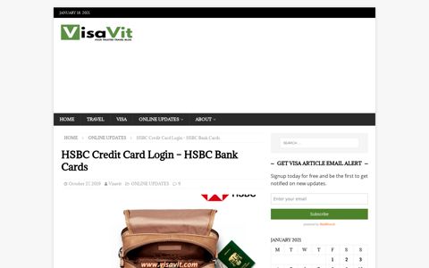 HSBC Credit Card Login – HSBC Bank Cards | VisaVit