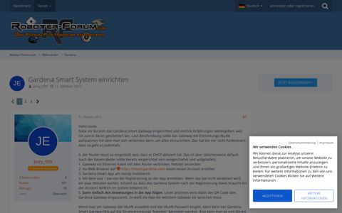 Gardena Smart System einrichten - Roboter-Forum.com