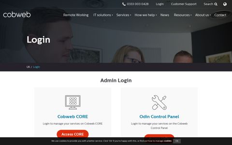 Login - Cobweb Solutions