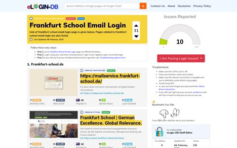 Frankfurt School Email Login - штыефпкфь login 0 Views