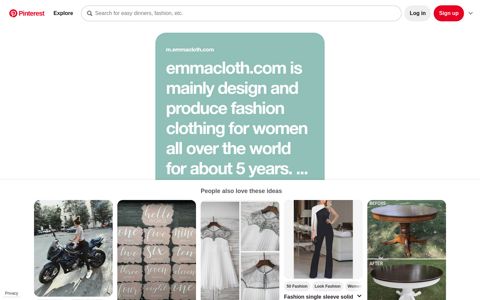 emmacloth.com is mainly design and produce fashion clothing for ...