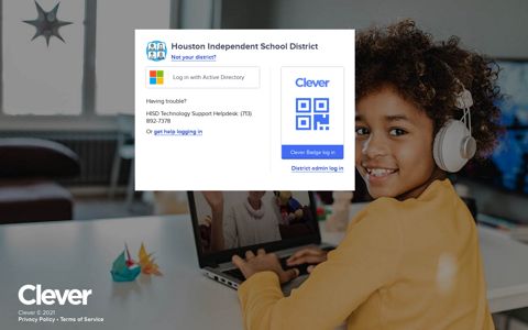 Houston Independent School District - Clever | Log in