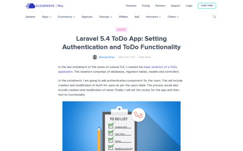 Laravel 5.4 ToDo App: Setting Authentication and ToDo ...