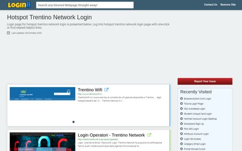 Hotspot Trentino Network Login - Loginii.com