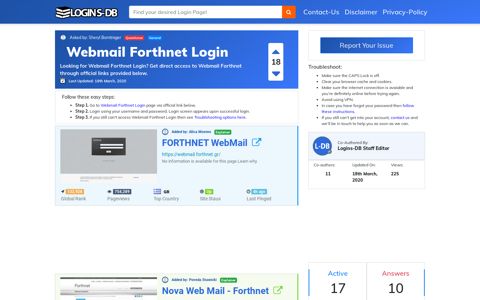 Webmail Forthnet Login - Logins-DB