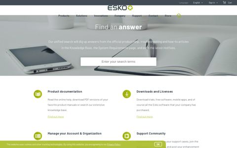 Esko Support - Esko