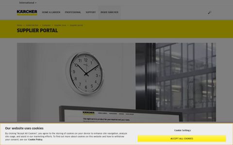 Supplier portal | Kärcher International