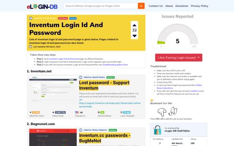 Inventum Login Id And Password