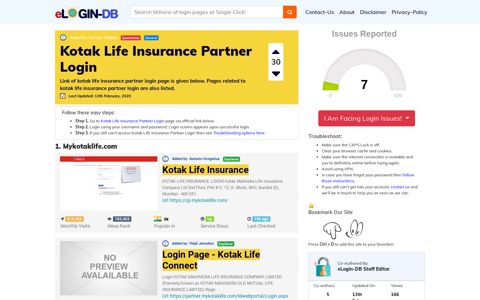 Kotak Life Insurance Partner Login
