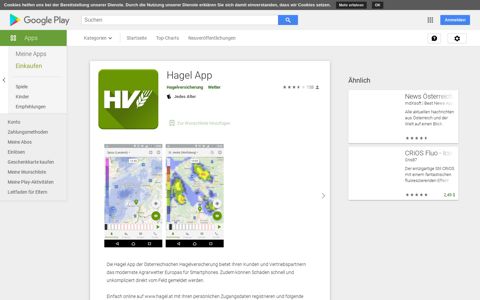 Hagel App – Apps bei Google Play