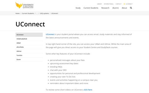 UConnect - University of Southern Queensland - USQ