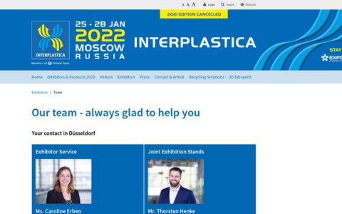 Your contact in Düsseldorf - Interplastica