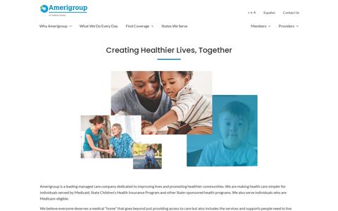 Amerigroup - RealSolutions in Healthcare - Home | Amerigroup