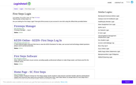 First Steps Login Firststeps Manager - https://firststeps.app/