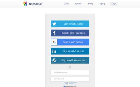 Log into Hopscotch - Hopscotch