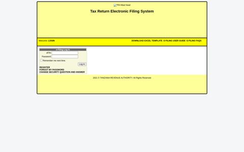 TRA - Tax Return E-filing System