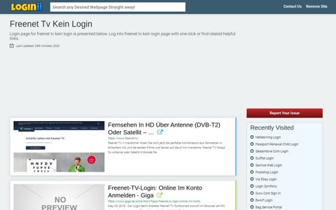 Freenet Tv Kein Login - Loginii.com