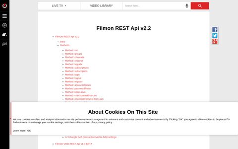 FilmOn API - TV: FILMON TV LIVE TV MOVIES AND SOCIAL ...