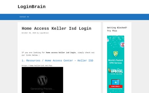 home access keller isd login - LoginBrain