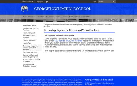 Technology Support for Remote and Virtual Students ...