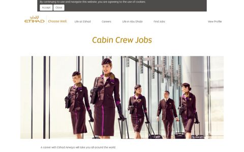 Cabin Crew Jobs - Jobs at Etihad Airways