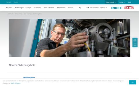 Stellenangebote - INDEX-Werke GmbH & Co. KG