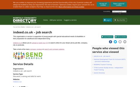 indeed.co.uk – job search | Norfolk Community Directory