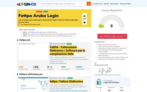 Fattpa Aruba Login - A database full of login pages from all ...