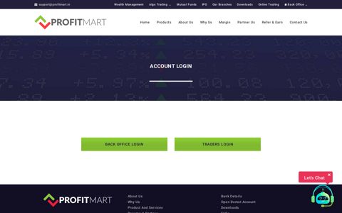 account login - Profitmart