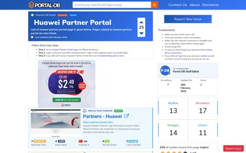 Huawei Partner Portal