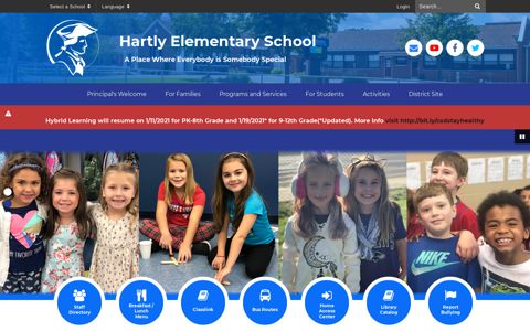 Hartly Elementary School: Home