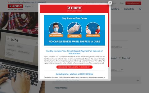 Post Your Resume - HDFC Ltd