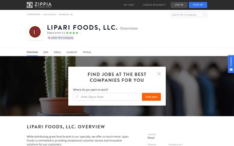 Lipari Foods Careers & Jobs - Zippia