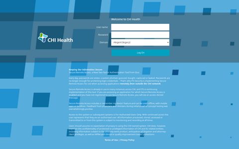 CHI - Authentication Portal