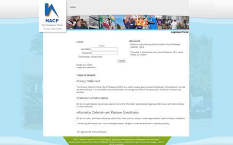 Applicant Portal