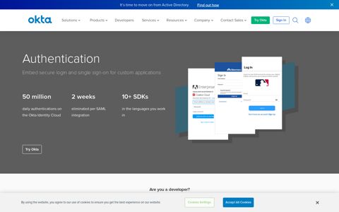 Authentication as a Service from the Leader in SSO | Okta