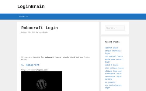 robocraft login - LoginBrain