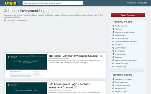 Johnson Investment Login - Loginii.com