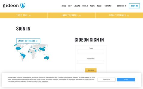 Sign In - GIDEON - Global Infectious Diseases and ...