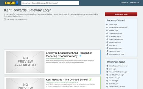 Kent Rewards Gateway Login - Loginii.com